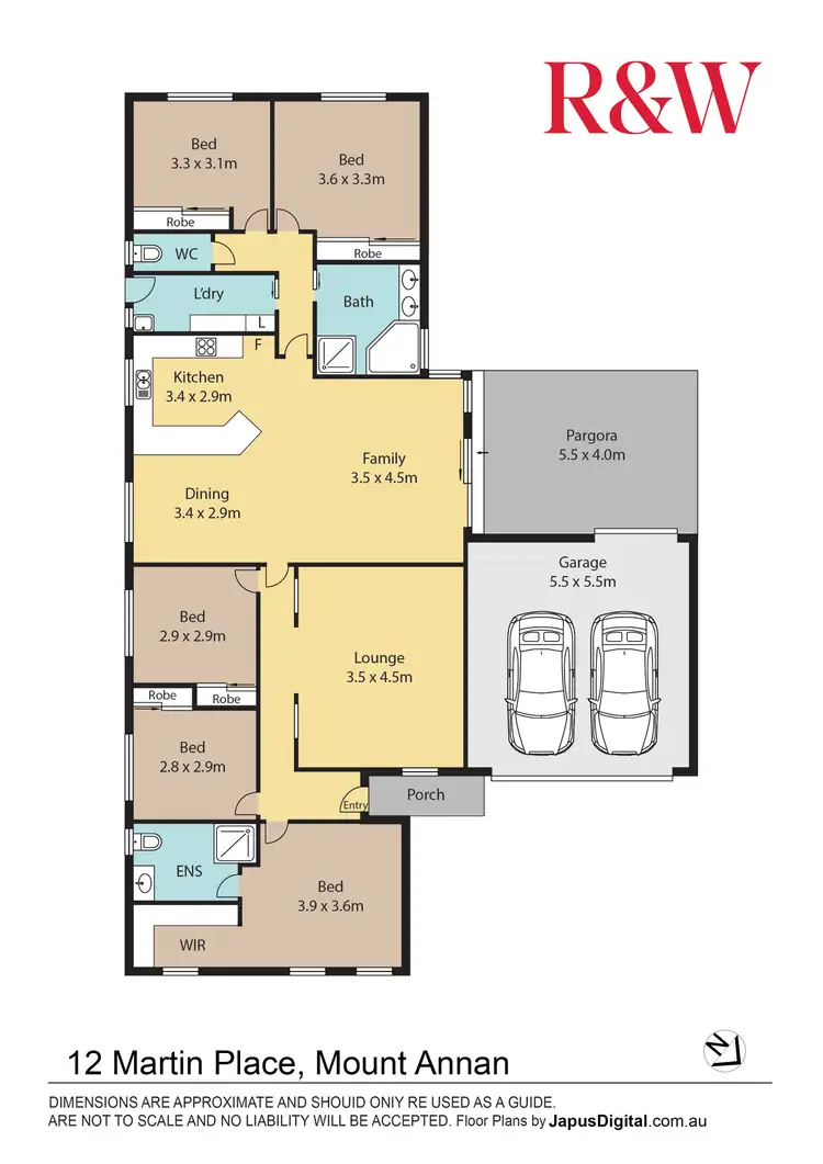 Floorplan of Homely house listing, 12 Martin Place, Mount Annan NSW 2567