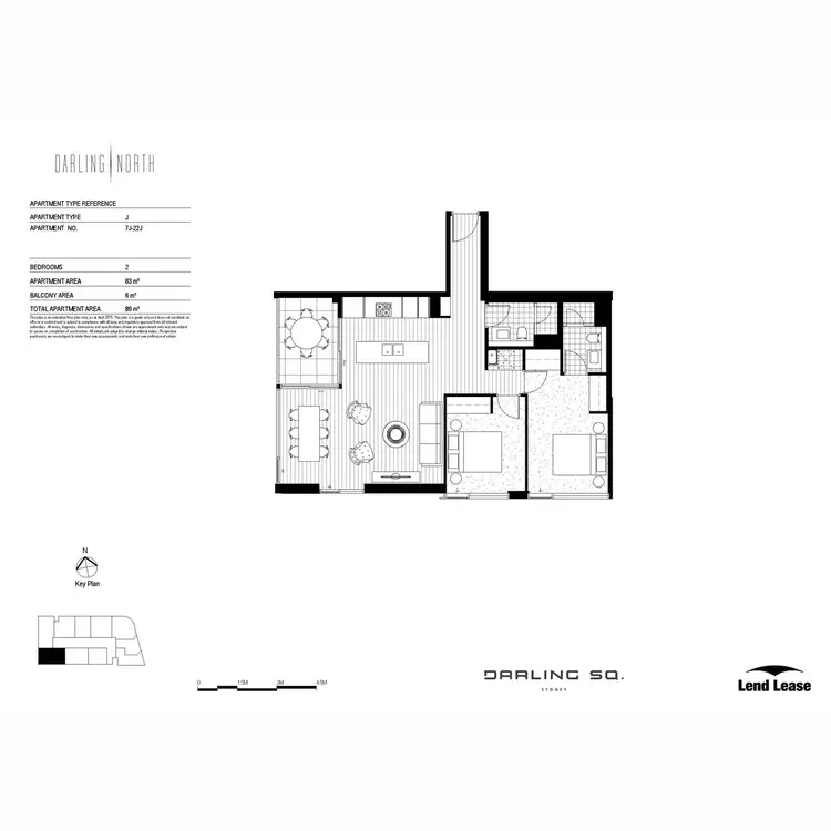 Floorplan of Homely apartment listing, L25/81 Harbour Street, Haymarket NSW 2000