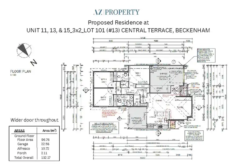 Floorplan of Homely townhouse listing, 13 Central Terrace, Beckenham WA 6107