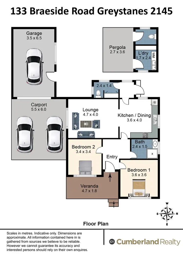 Floorplan of Homely house listing, 133 Braeside Road, Greystanes NSW 2145
