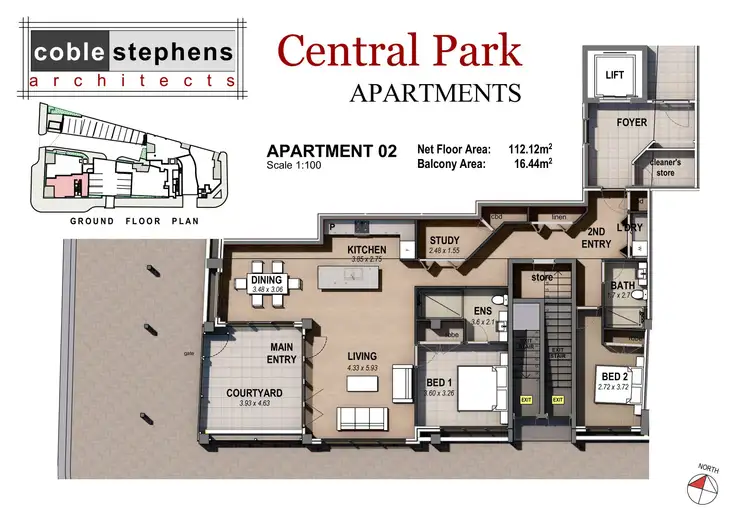Floorplan of Homely apartment listing, 2/2-8 Station Street, Mittagong NSW 2575