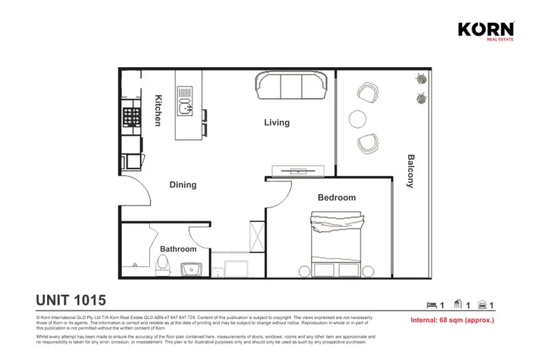 Floorplan of Homely apartment listing, 1015/9 Edmondstone Street, South Brisbane QLD 4101