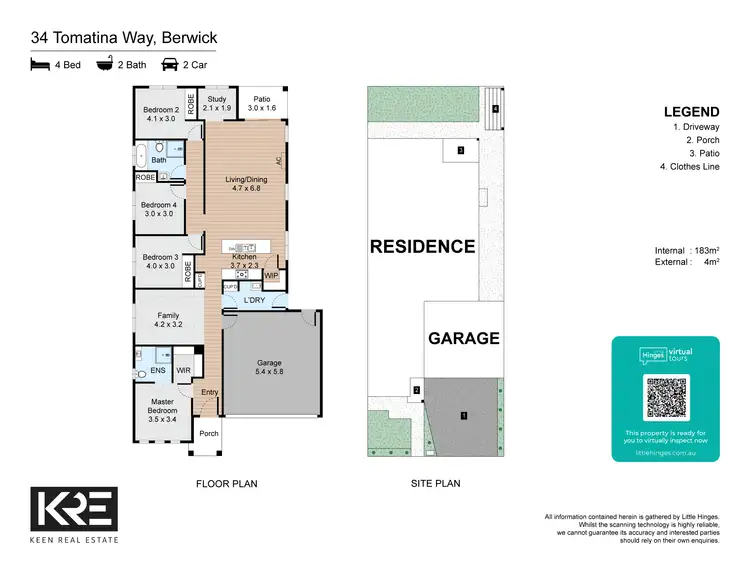 Floorplan of Homely house listing, 34 Tomatina Way, Berwick VIC 3806