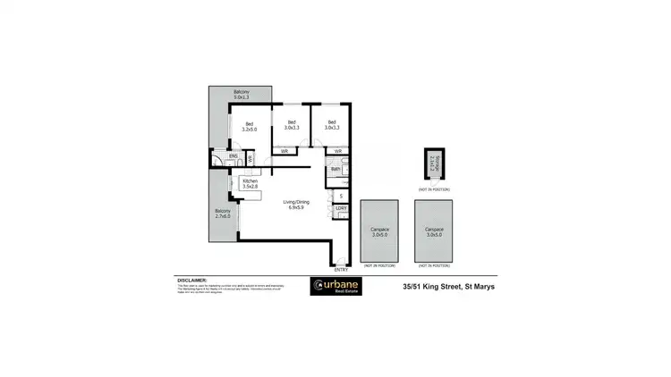Floorplan of Homely apartment listing, 35/51 King Street, St Marys NSW 2760