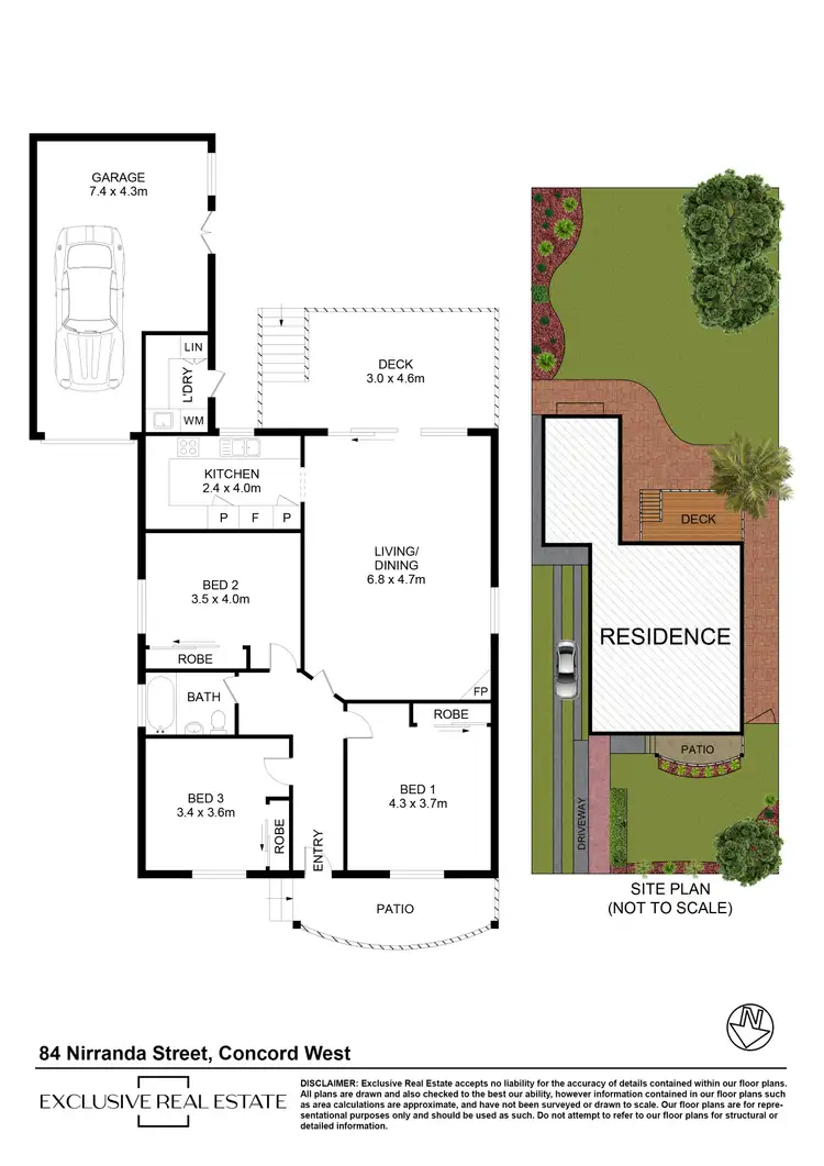 Floorplan of Homely house listing, 84 Nirranda Street, Concord West NSW 2138