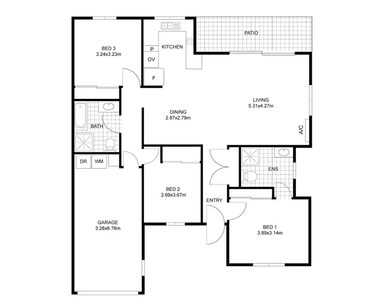 Floorplan of Homely townhouse listing, 148/9 White Ibis Drive, Griffin QLD 4503