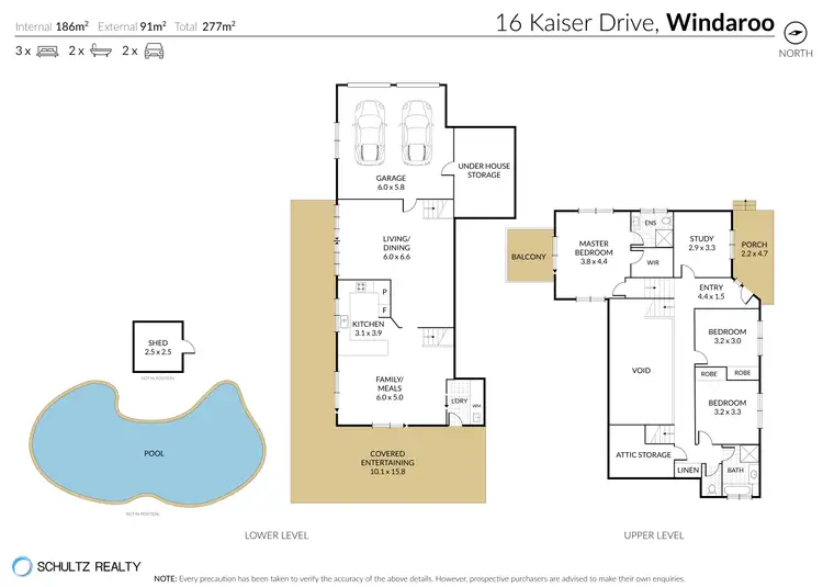 Floorplan of Homely house listing, 16 Kaiser Drive, Windaroo QLD 4207