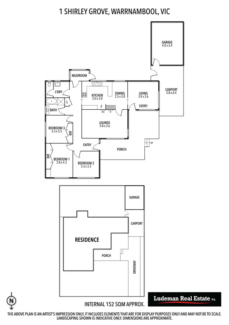 Floorplan of Homely house listing, 1 Shirley Grove, Warrnambool VIC 3280