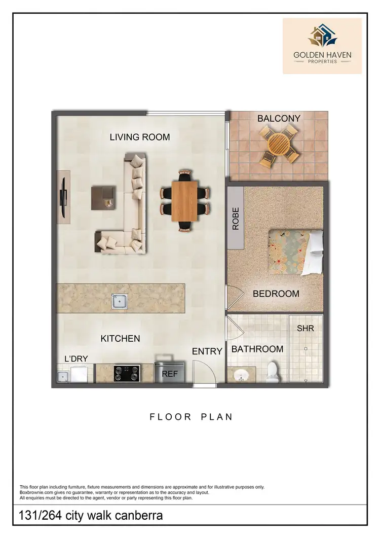 Floorplan of Homely apartment listing, 131/264 City Walk, City ACT 2601