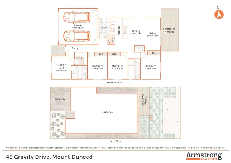 Floorplan of Homely house listing, 45 Gravity Drive, Mount Duneed VIC 3217