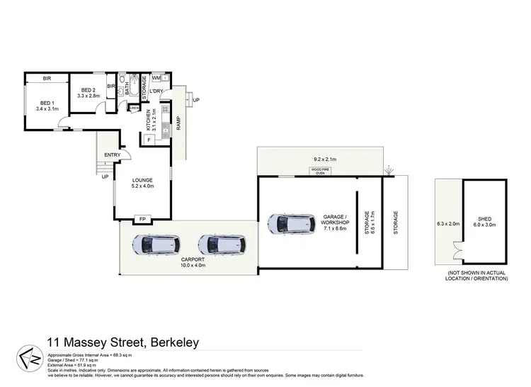Floorplan of Homely house listing, 11 Massey Street, Berkeley NSW 2506