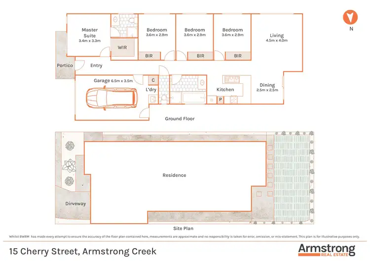 Floorplan of Homely house listing, 15 Cherry Street, Armstrong Creek VIC 3217