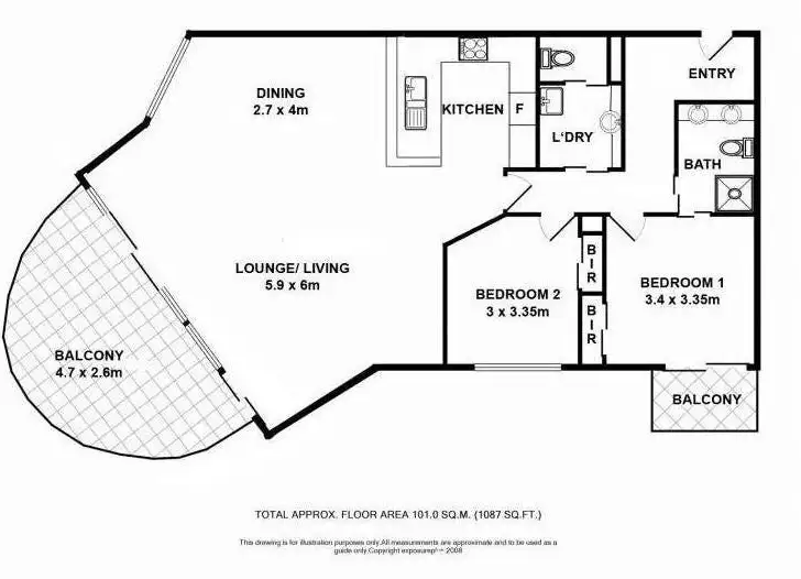 Floorplan of Homely apartment listing, 28/14 Dequetteville Terrace, Kent Town SA 5067