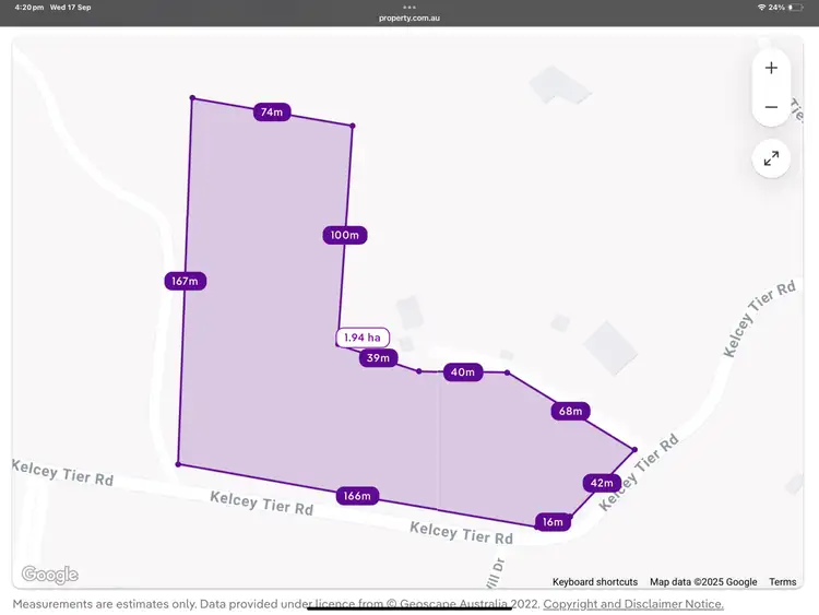 Floorplan of Homely land listing, 180 Kelcey Tier Road, Spreyton TAS 7310