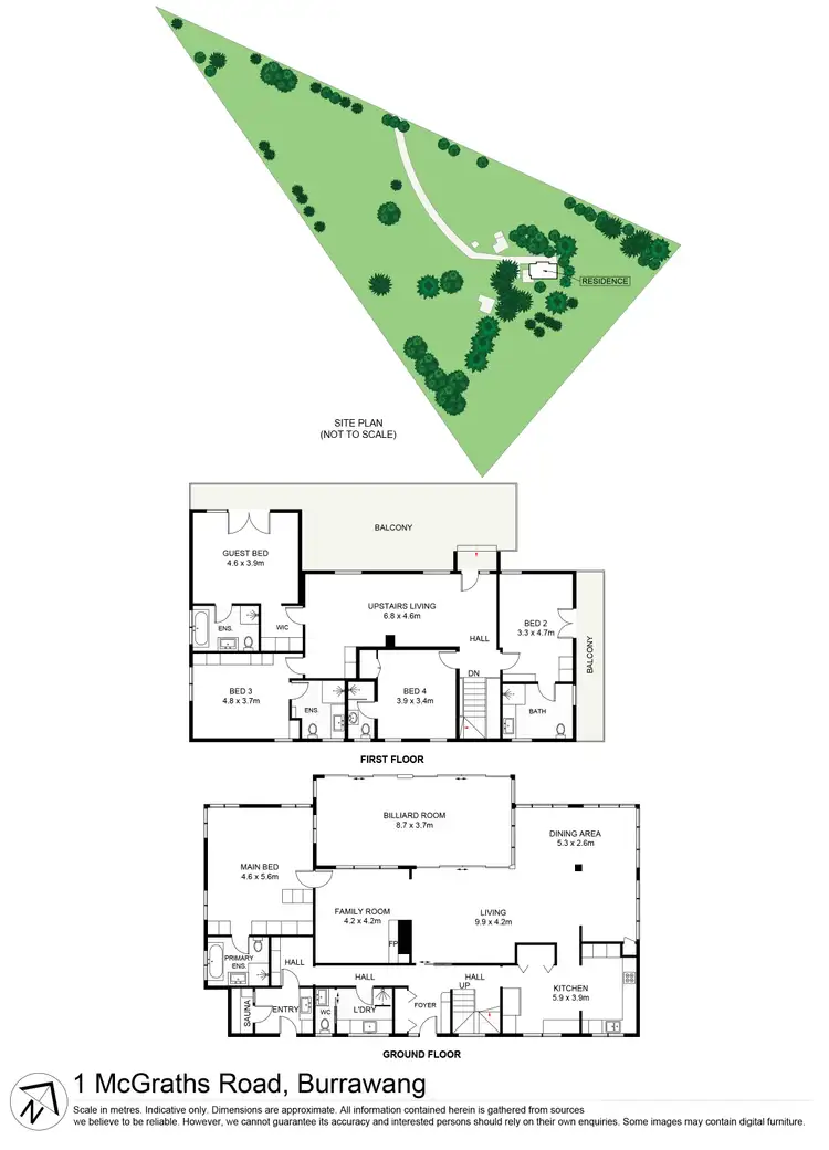 Floorplan of Homely rural property listing, 1 McGraths Road, Burrawang NSW 2577