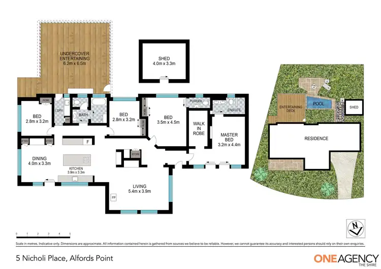 Floorplan of Homely house listing, 5 Nicholi Place, Alfords Point NSW 2234