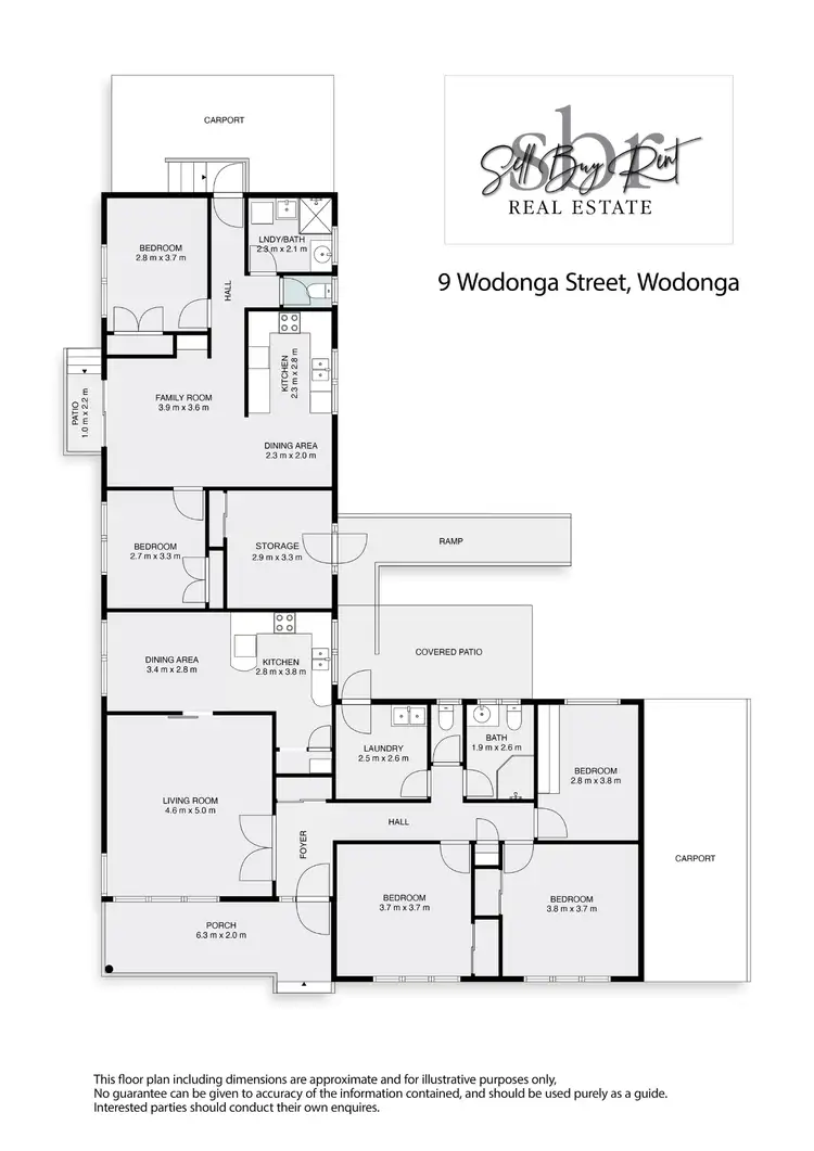 Floorplan of Homely house listing, 9 WODONGA STREET, Wodonga VIC 3690