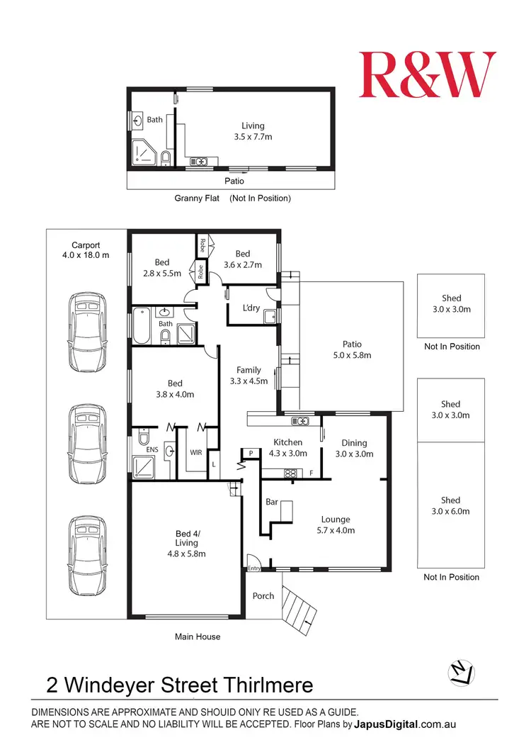 Floorplan of Homely house listing, 2 WINDEYER STREET, Thirlmere NSW 2572