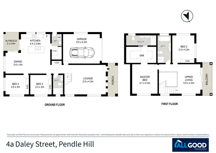 Floorplan of Homely house listing, 4A Daley Street, Pendle Hill NSW 2145