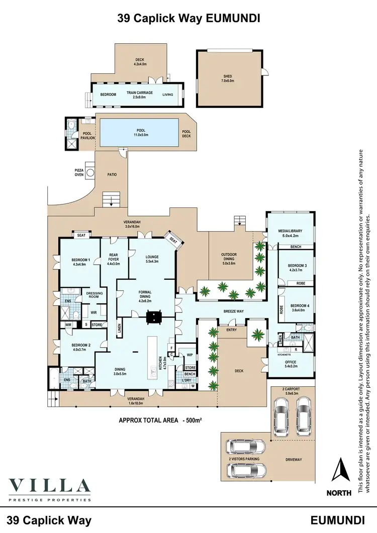 Floorplan of Homely rural property listing, 39 Caplick Way, Eumundi QLD 4562