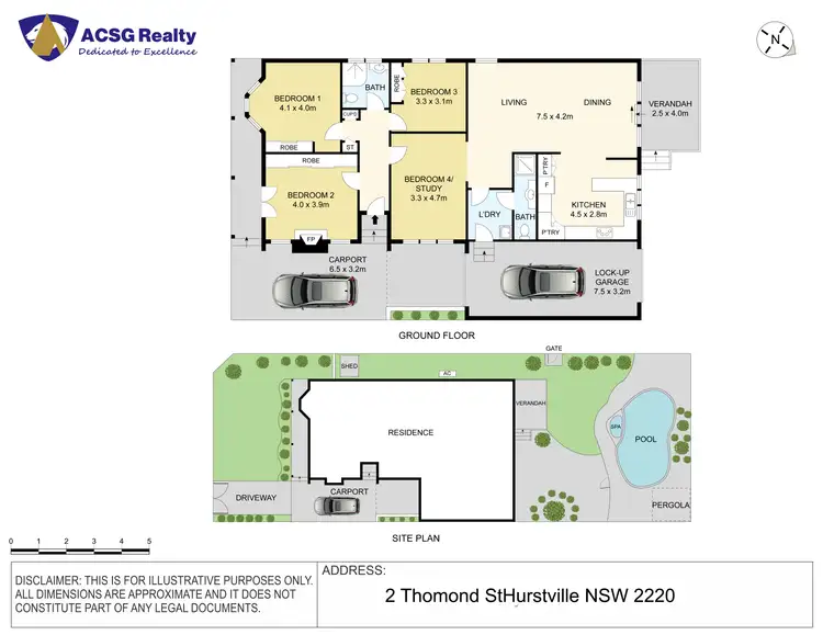 Floorplan of Homely house listing, 2 Thomond Street, Hurstville NSW 2220