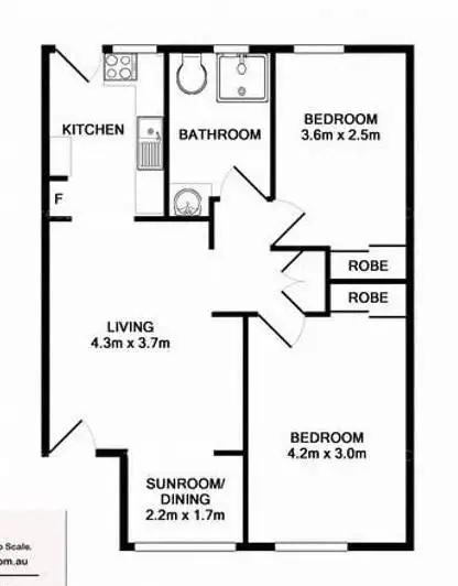 Floorplan of Homely apartment listing, 3/309 Bowen Terrace, New Farm QLD 4005