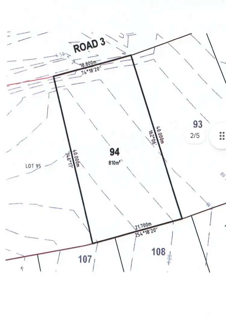 Floorplan of Homely land listing, 13 Windward Way, Burrum Heads QLD 4659