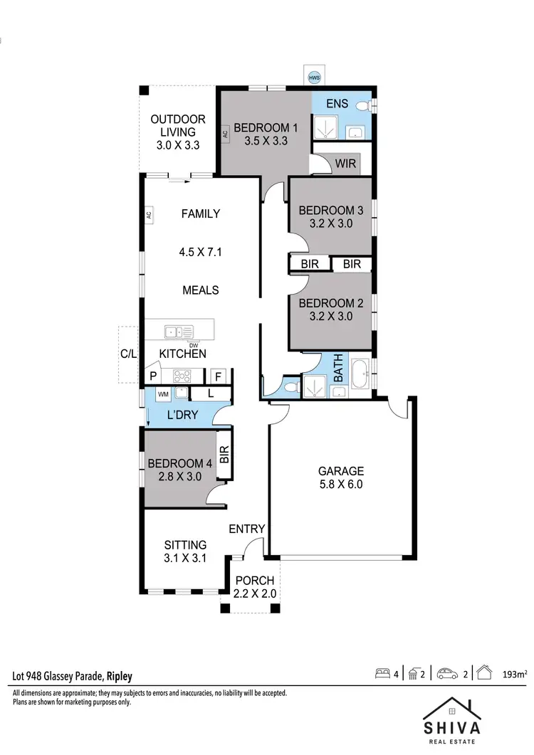 Floorplan of Homely house listing, 85 Glassey Parade, Ripley QLD 4306