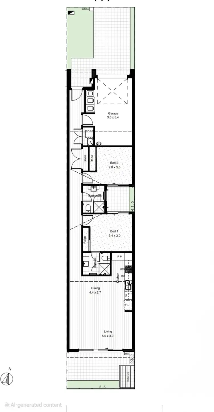 Floorplan of Homely house listing, 28 Boardwalk Drive, Paralowie SA 5108