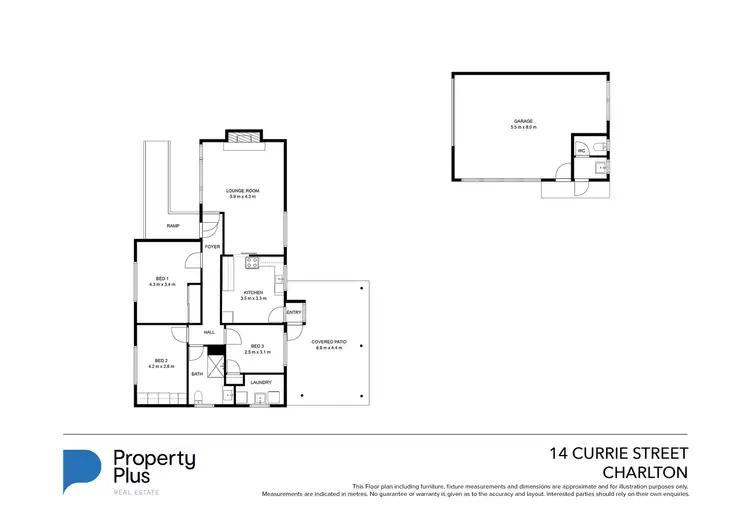 Floorplan of Homely house listing, 14 Currie Street, Charlton VIC 3525