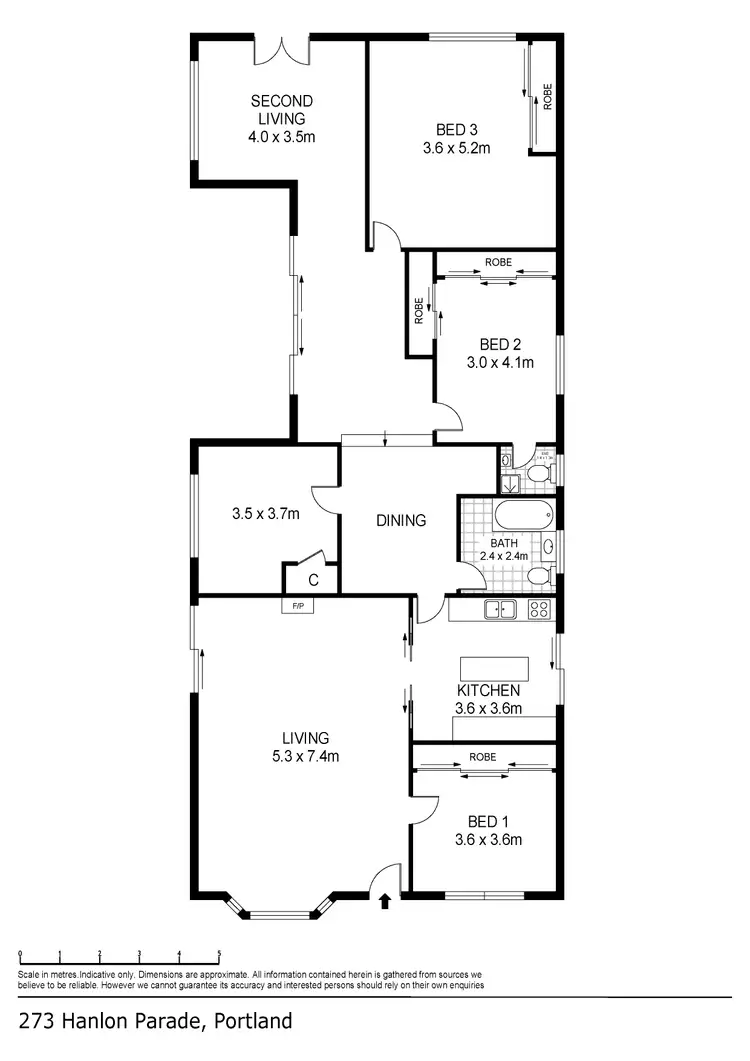 Floorplan of Homely house listing, 273 Hanlon Parade, Portland VIC 3305