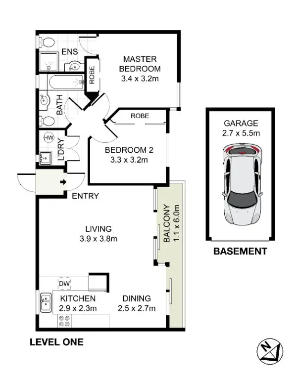 Floorplan of Homely apartment listing, 6/861 Anzac Parade, Maroubra NSW 2035