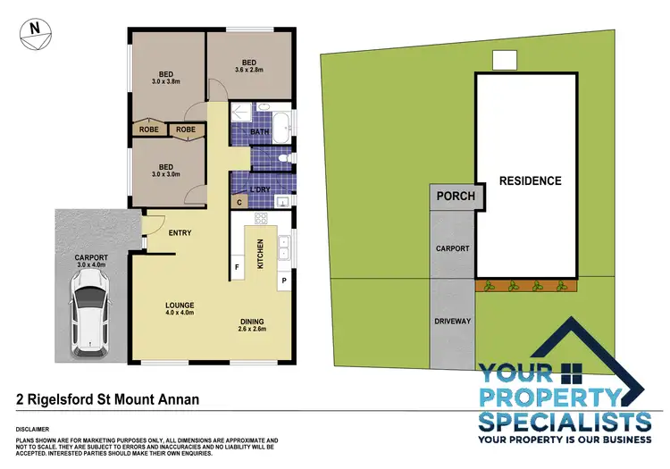 Floorplan of Homely house listing, 2 Rigelsford Street, Mount Annan NSW 2567