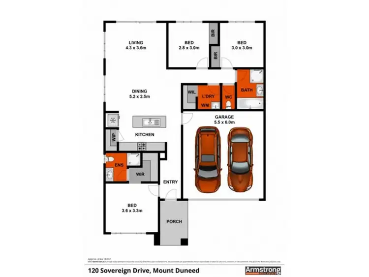 Floorplan of Homely house listing, 120 Sovereign Drive, Mount Duneed VIC 3217