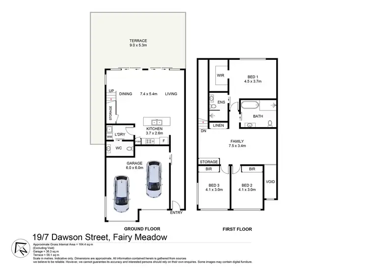 Floorplan of Homely townhouse listing, Unit 19/7 Dawson Street, Fairy Meadow NSW 2519