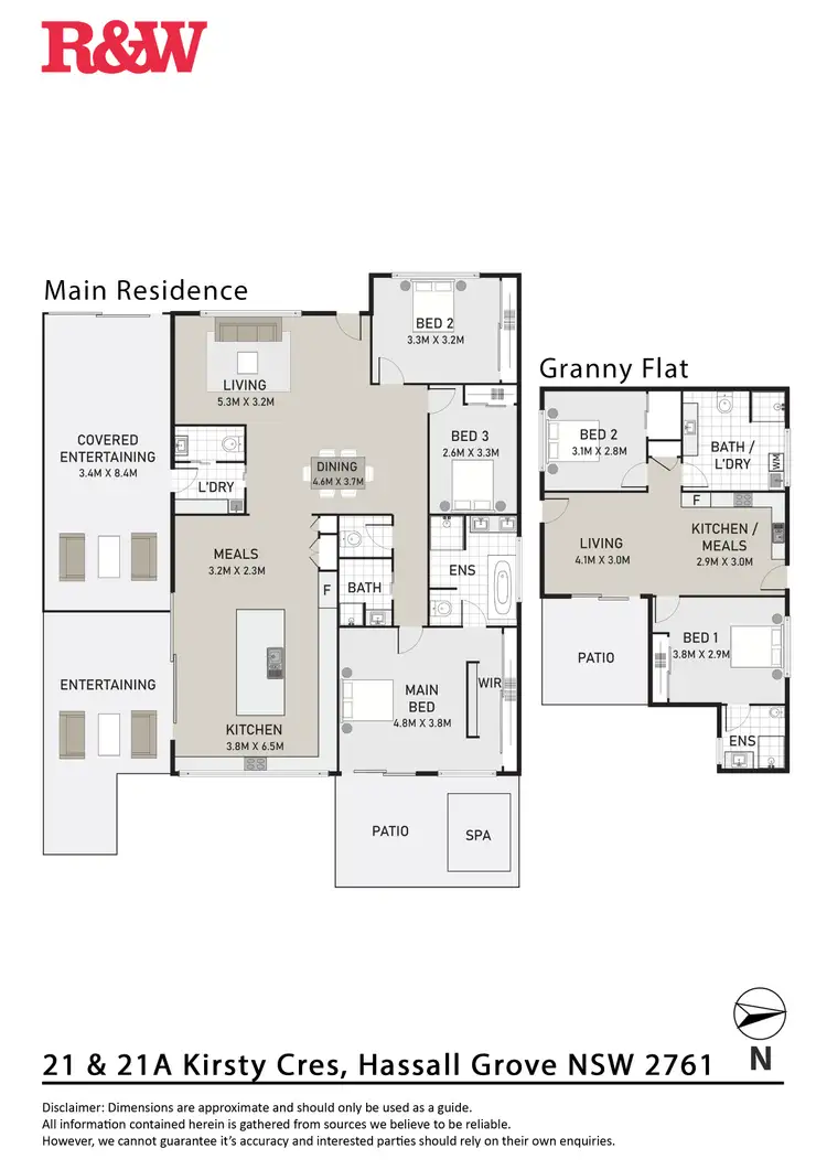 Floorplan of Homely house listing, 21 KIRSTY CRESCENT, Hassall Grove NSW 2761