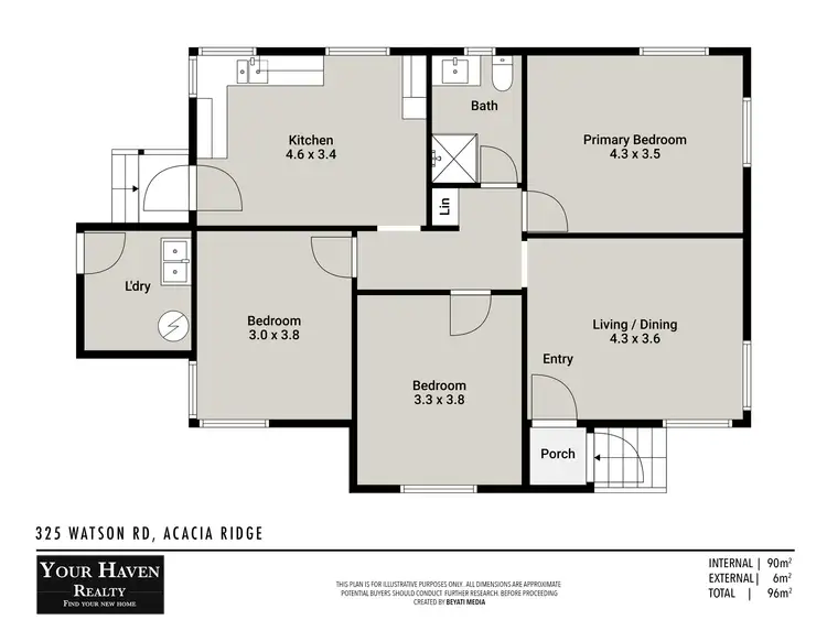Floorplan of Homely house listing, 325 Watson Road, Acacia Ridge QLD 4110