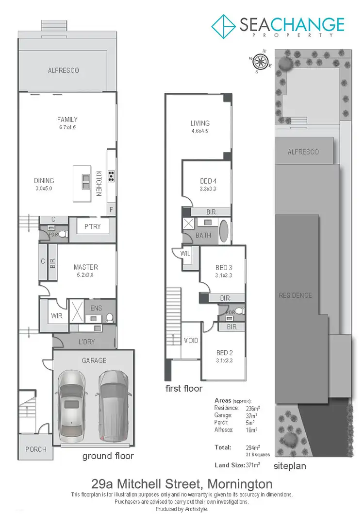 Floorplan of Homely house listing, 29A Mitchell Street, Mornington VIC 3931