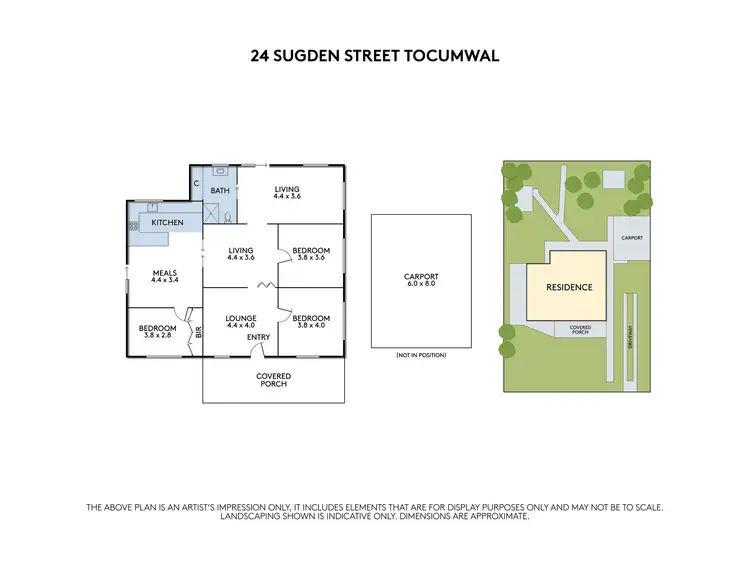 Floorplan of Homely house listing, 24 Sugden Street, Tocumwal NSW 2714