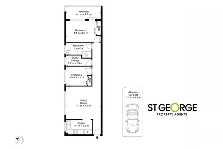 Floorplan of Homely apartment listing, Address available on request