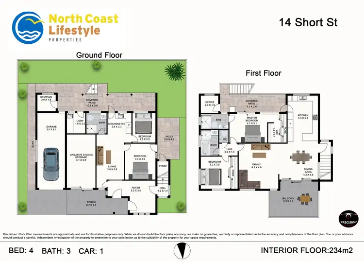 Floorplan of Homely house listing, 14 Short Street, Brunswick Heads NSW 2483