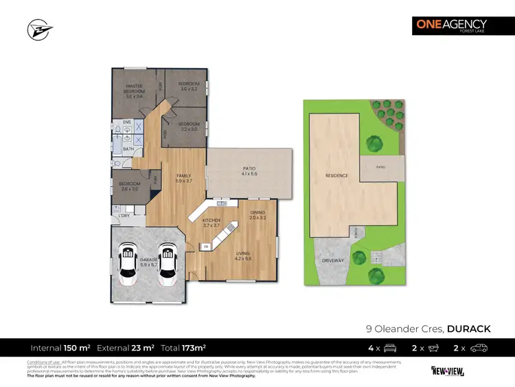 Floorplan of Homely house listing, 9 Oleander Crescent, Durack QLD 4077