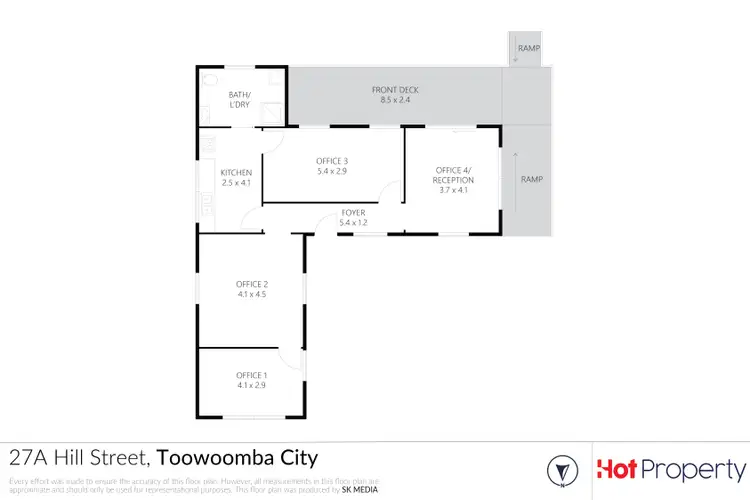 Floorplan of Homely house listing, 27A Hill Street, Toowoomba City QLD 4350