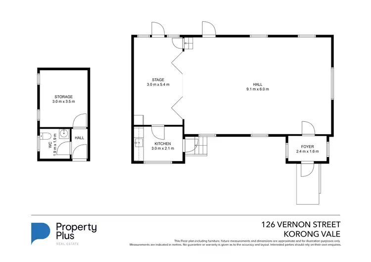 Floorplan of Homely rural property listing, 126 Vernon Street, Korong Vale VIC 3520