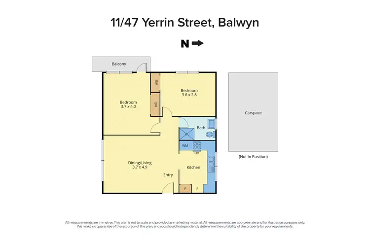 Floorplan of Homely apartment listing, 11/47 Yerrin Street, Balwyn VIC 3103
