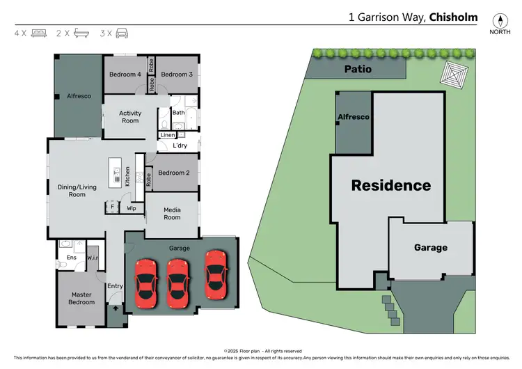 Floorplan of Homely house listing, 1 Garrison Way, Chisholm NSW 2322