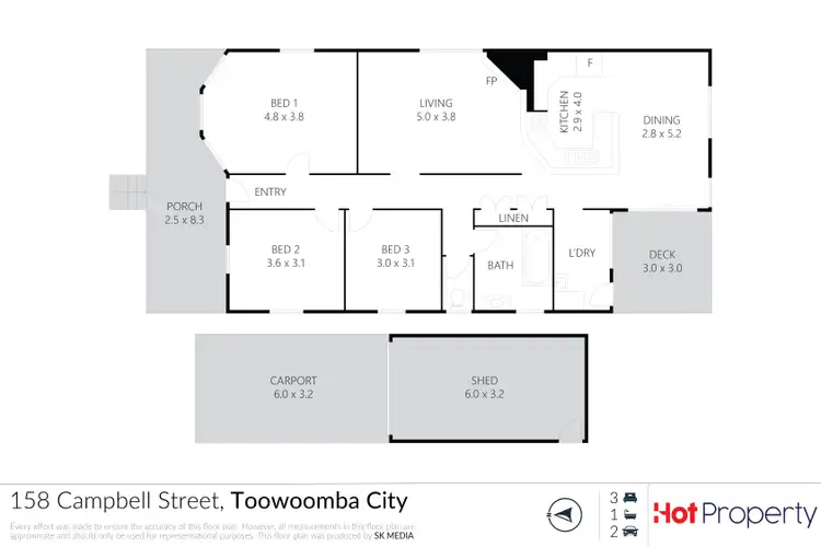 Floorplan of Homely house listing, 158 Campbell Street, Toowoomba City QLD 4350
