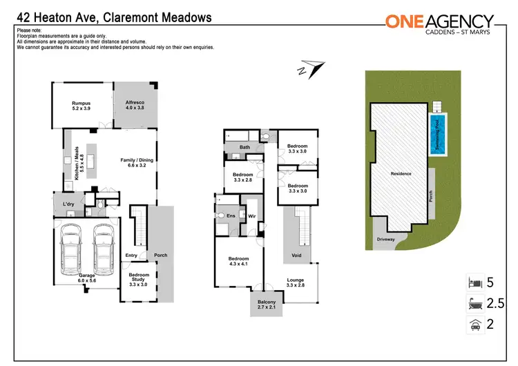 Floorplan of Homely house listing, 42 Heaton Avenue, Claremont Meadows NSW 2747
