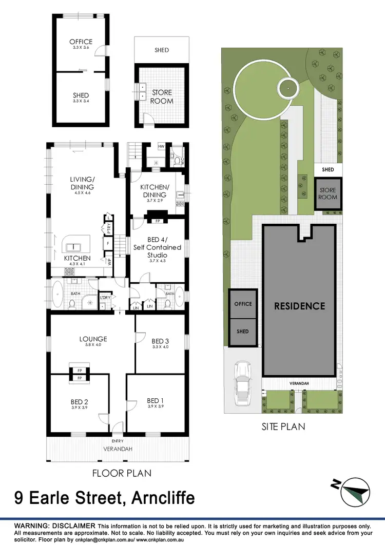 Floorplan of Homely house listing, 9 Earle Street, Arncliffe NSW 2205