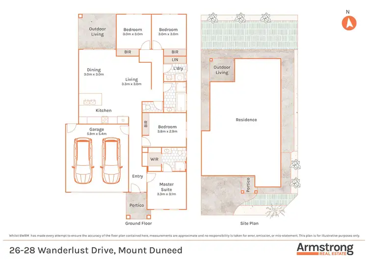 Floorplan of Homely house listing, 26 - 28 Wanderlust Drive, Mount Duneed VIC 3217